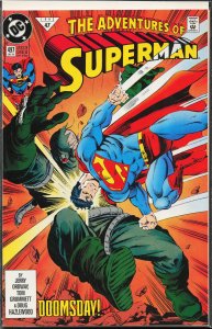 Adventures of Superman #497 (1992) Superman