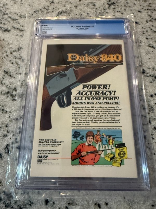 DC Comics Presents # 26 CGC Graded 8.0 Comic Book 1st Raven Cyborg Starfire JH19