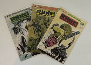 *Ribit ('89 Comico, F. Thorne) 1, 3-4 | 3 High Grade books  total