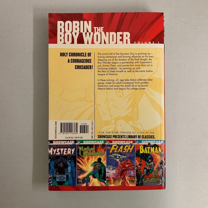 Showcase Presents Robin The Boy Wonder Vol 1 Paperback Gardner Fox 