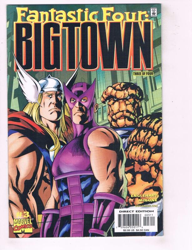 Fantastic Four Big Town Complete Marvel Comics Limited Series # 1 2 3 4 NM TW19