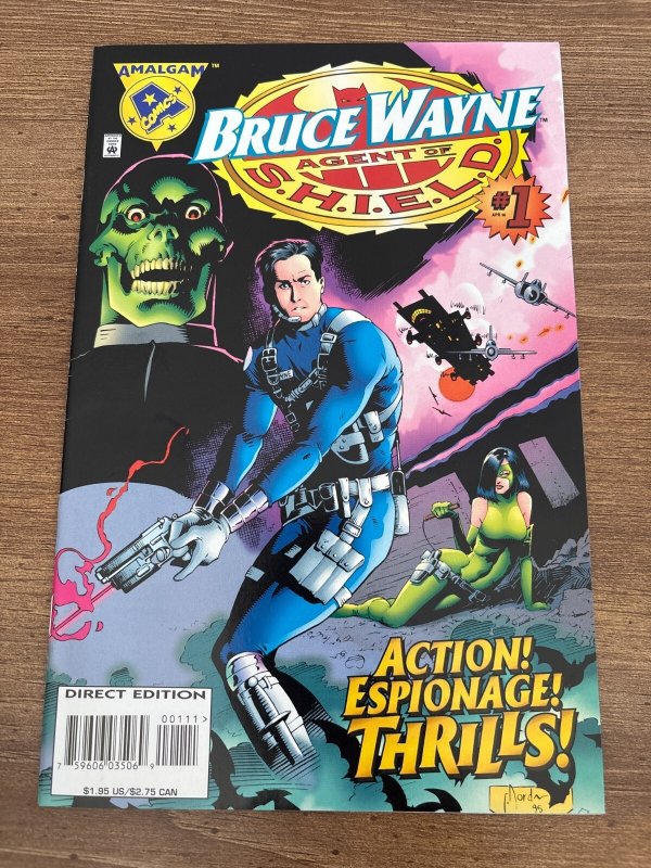 Bruce Wayne Agent Of Shield # 1 NM Amalgam DC Marvel Comic Book Batman 12 J442