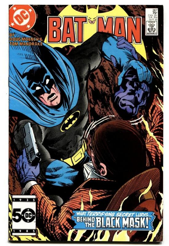 BATMAN #387 comic book 1985-2nd BLACK MASK DC