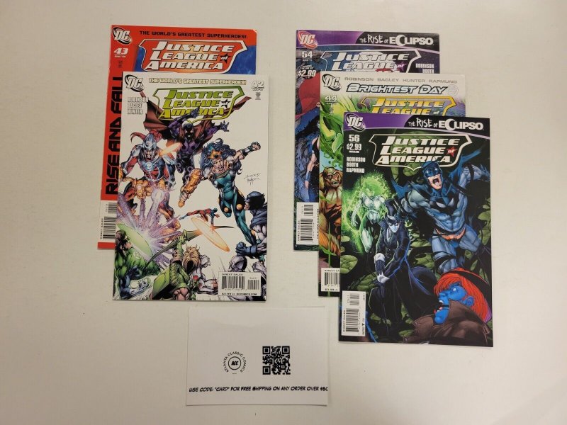 5 Justice League America DC Comic Books #42 43 44 54 56 84 TJ15