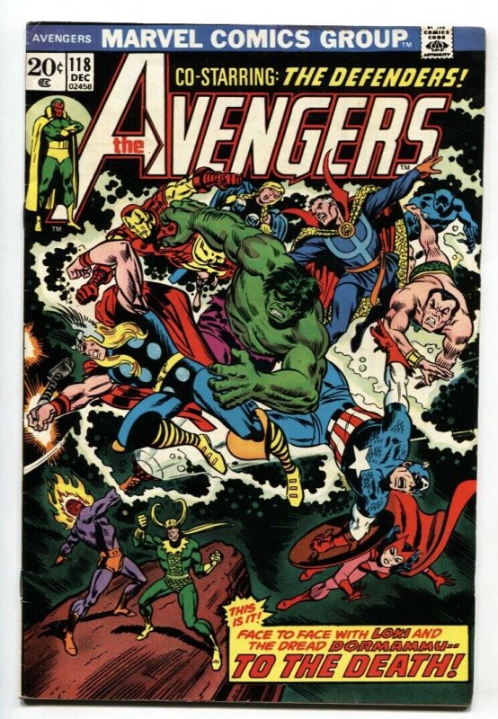 Avengers #118 1973- Captain America Defenders Marvel Comics VF-