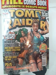 Sealed Tomb Raider WIZARD SPECIAL MAGAZINE & Aphrodite IX #0 DEBUT COMIC New