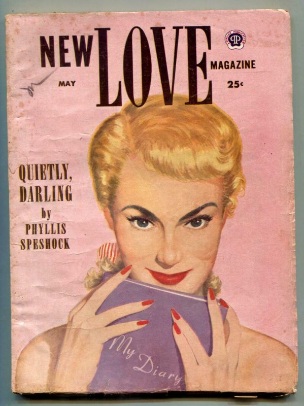 New Love Pulp May 1954- Quietly Darling VG/F