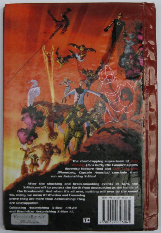 Astonishing X-Men Vol. 4: Unstoppable (FollettBound Platinum), ex-library book