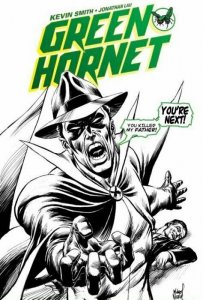 Green Hornet #3 Michael Netzer Black and White Variant (2010 Dynamite)