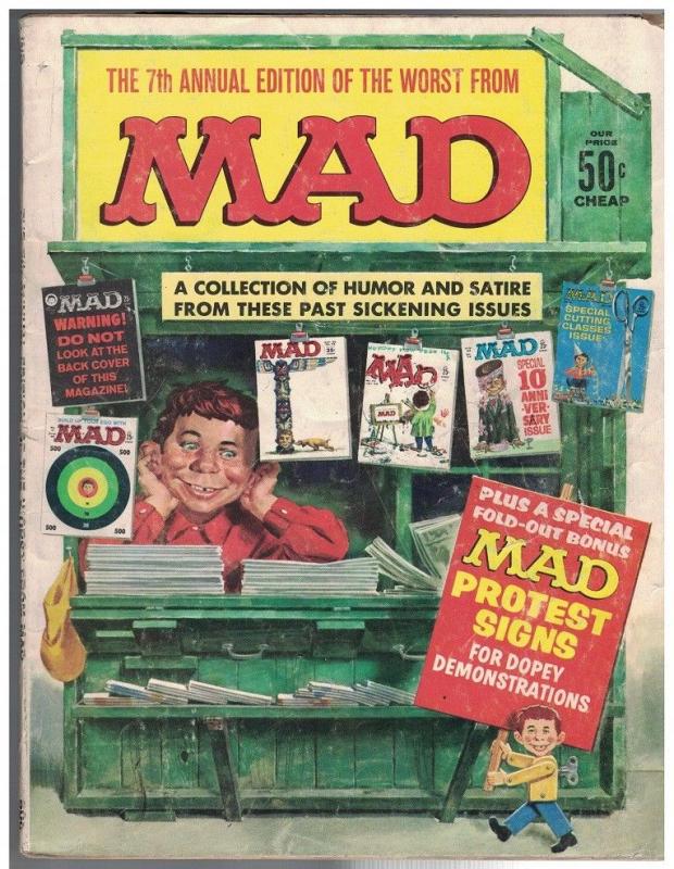 WORST FROM MAD (1958-1969) 7 GD