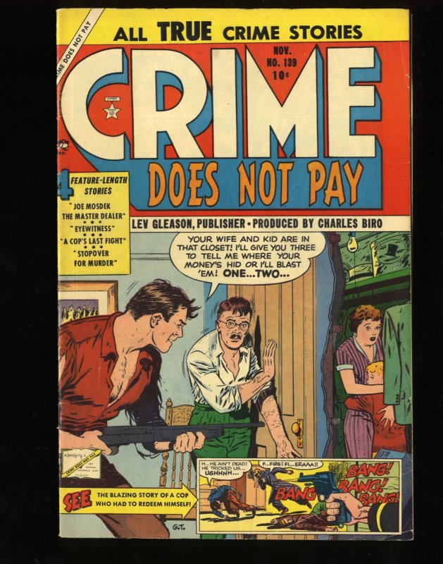 Crime Does Not Pay #139 FN 6.0