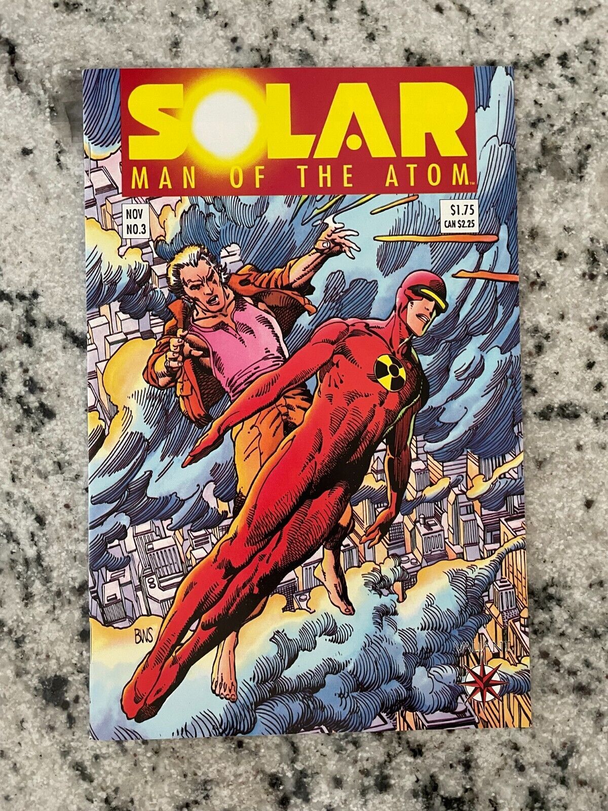 Solar Man Of The Atom 3 NM Valiant Comic Book Barry Smith Series Pre