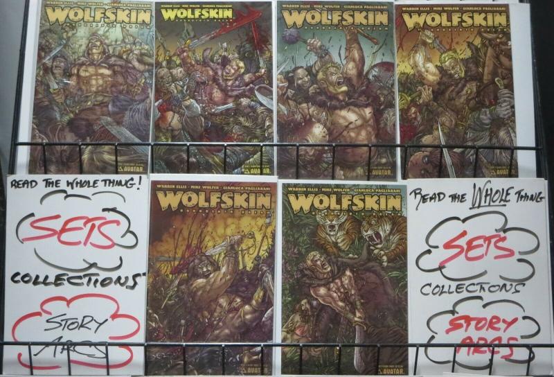 WOLFSKIN HUNDREDTH DREAM (Avatar, 2010) #1-6 COMPLETE! VF-NM! Warren Ellis!