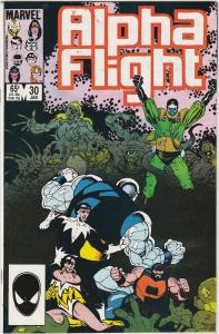 10 Alpha Flight Marvel Comic Books # 22 23 24 25 26 27 28 29 30 31 X-Men EP3