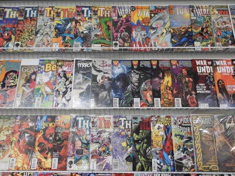Huge Lot 160+ Comics W/ Thor, Avengers, Green Lantern, Witchblade+ Avg VF- Cond!