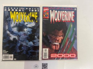 2 Wolverine Marvel Comic Books # ‘00 ‘01 Defenders Flash Avengers Hulk 35 RC27