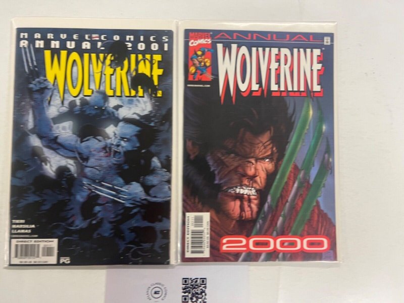 2 Wolverine Marvel Comic Books # ‘00 ‘01 Defenders Flash Avengers Hulk 35 RC27
