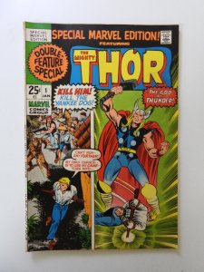 Special Marvel Edition #1 (1971) VG condition 1/2 spine split