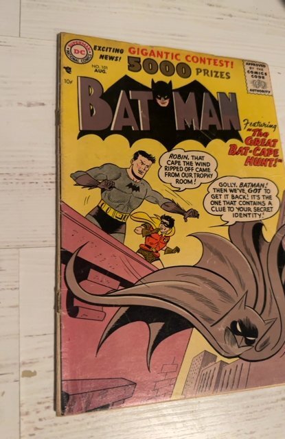 Batman #101 (1956)Clark Kent/Robin app gold/silver crossover see descri