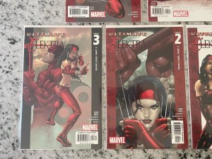 5 Ultimate Elektra Marvel Comic Books # 1 2 3 4 5 NM Daredevil Avengers 12 CH23