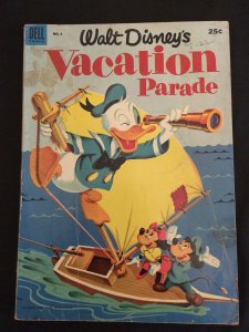 WALT DISNEY'S VACATION PARADE #4 G+ Condition