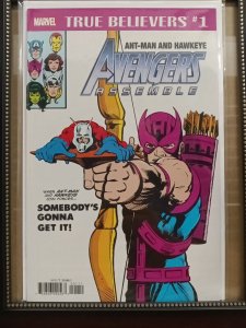 True Believers Ant-Man and Hawkeye Avengers Assemble #1  MARVEL  2018      Nw160