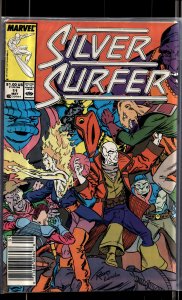 Silver Surfer #11 Newsstand Edition (1988) Silver Surfer