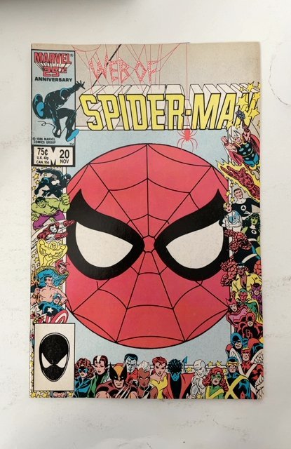 Web of Spider-Man #20 Direct Edition (1986)