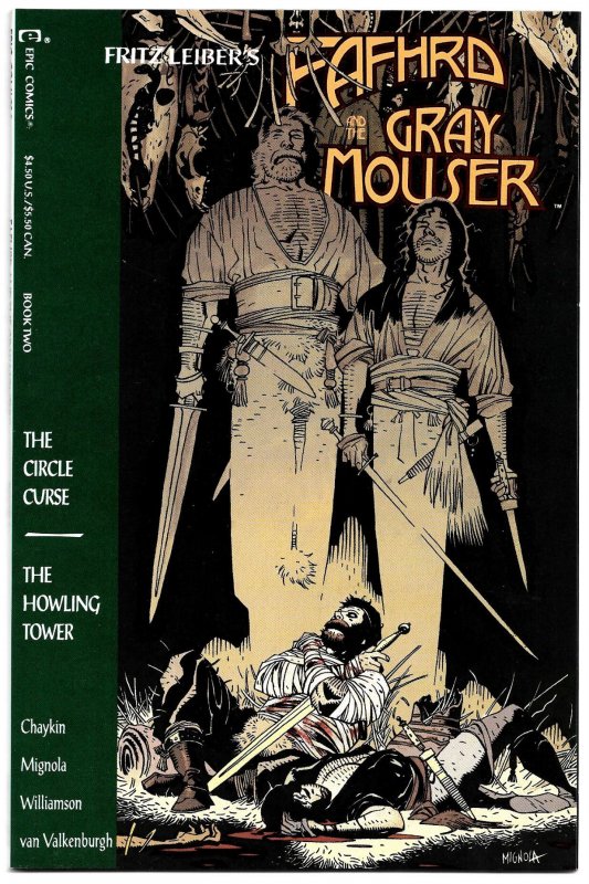 FAFHRD and the GRAY MOUSER 1 - 4 (1990-91) 8.5VF+  Complete Run! Mike Mignola!