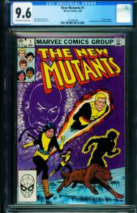 The New Mutants #1 CGC 9.6 comic book  1983- Marvel 1297063003