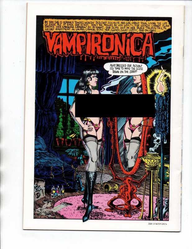 Cherry Poptart #1 - 2nd Print - vampironica - Larry Welz - Last Gasp - VF