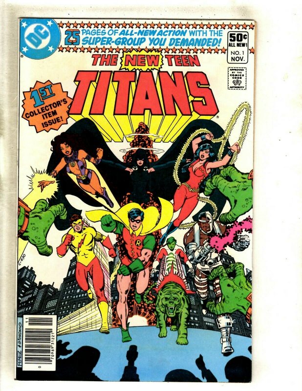 New Teen Titans # 1 VF/NM DC Comic Book Raven Cyborg Beast Boy Flash HJ9