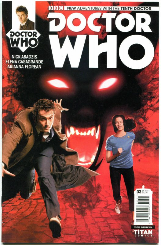 DOCTOR WHO #3, VF/NM, 10th, Tardis, 2014, Titan, 1st, more DW in store, Sci-fi