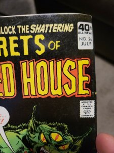 Secrets of Haunted House #26 Newstand Mikey's Friend. DC comics