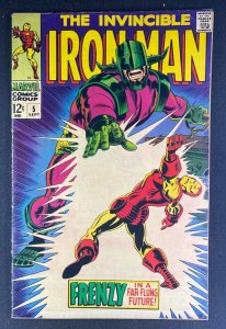 Iron Man (1968) #5 FN (6.0) Krylla App George Tuska sw