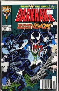 Darkhawk #14 Newsstand Edition (1992) Darkhawk