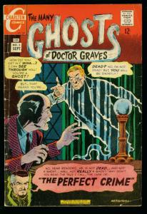 THE MANY GHOSTS OF DOCTOR GRAVES #3 1967-CHARLTON COMICS- vg