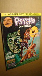 PSYCHO 1972 ANNUAL *SOLID COPY* MARCOS ART CREEPY EERIE VAMPIRELLA