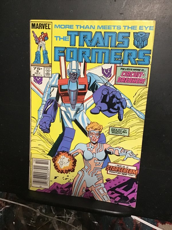 The Transformers #9 (1985) Original series 1st Starscream! High-grade key!  NM-