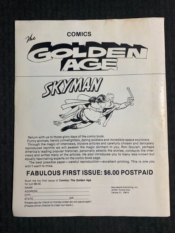 1984 COMICS FEATURE Magazine #29 FN+ 6.5 with Secret Wars Poster