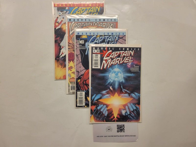 4 Captain Marvel Marvel Comic Books #20 21 22 23 36 RC43