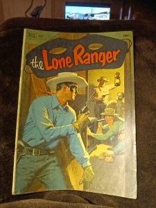 The Lone Ranger #47 Dell 1952 Golden Age Painted Cover Western TV Radio Hero