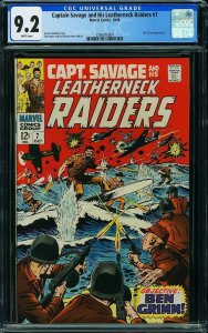 Captain Savage #7 (1968) CGC 9.2 NM-