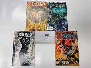 4 DC comic books Power Shazam #17 Shadowpact #17 Extremist #1 Tarzan #3 18 KM7