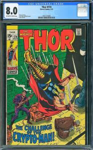 Thor #174 (Marvel, 1970) CGC 8.0