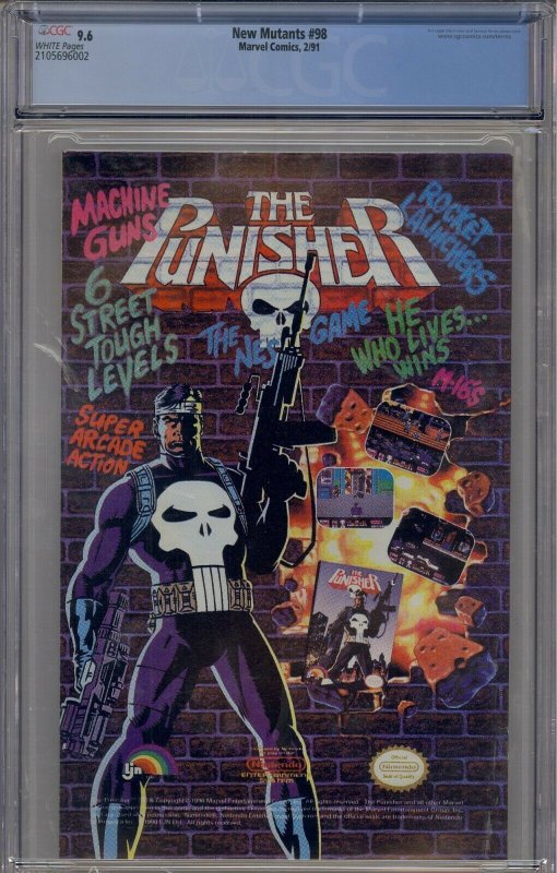 NEW MUTANTS #98 CGC 9.6 1ST DEADPOOL COPYCAT WHITE PAGES 6002