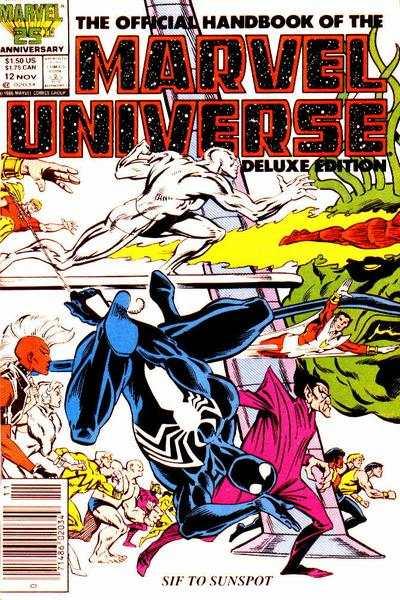 Official Handbook of the Marvel Universe (1985 series) #12, Fine- (Stock photo)