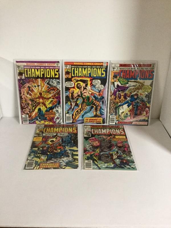 Champions 8 10 14 16 17 Fn-Vf Fine-Very Fine 6.0-8.0