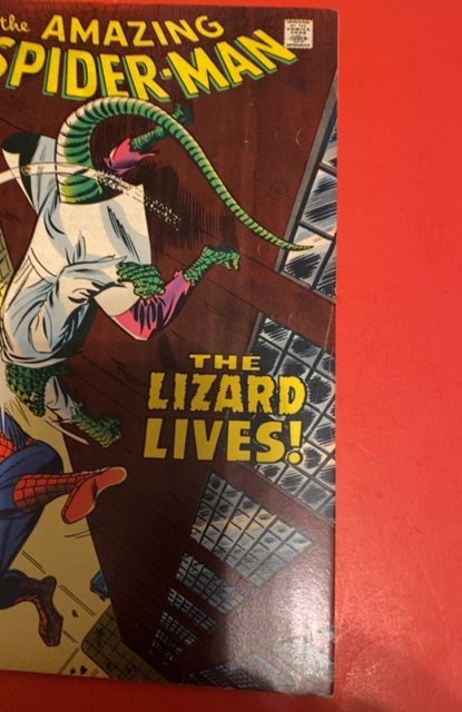 The Amazing Spider-Man #76 (1969) vs lizards