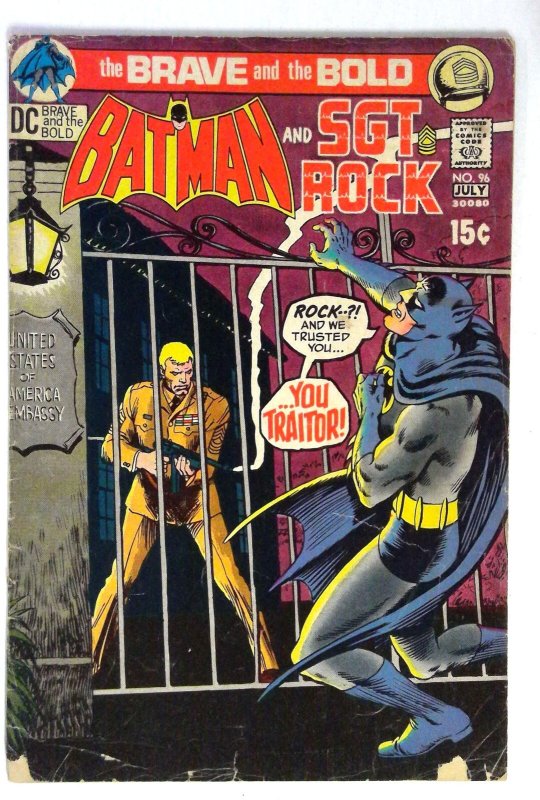 Brave And The Bold #96 Sgt. Rock DC (1971) G/VG